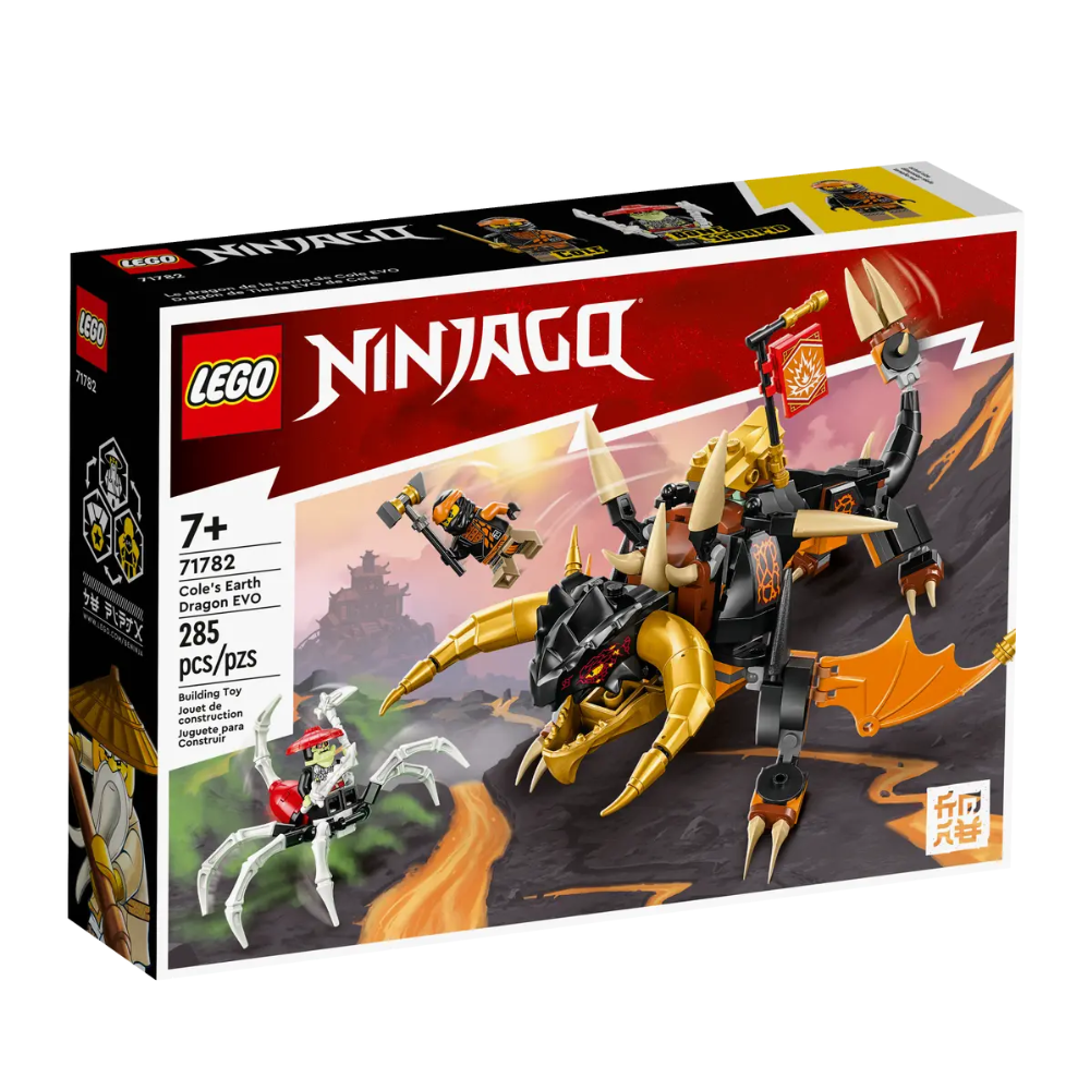 Dragonul de pamant EVO al lui Cole Lego Ninjago, 7 ani+, 71782, Lego