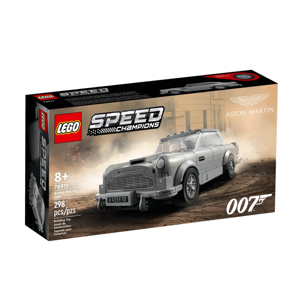 Aston Martin DB5 Agent 007 Lego Speed Champions, 8 ani+, 76911, Lego