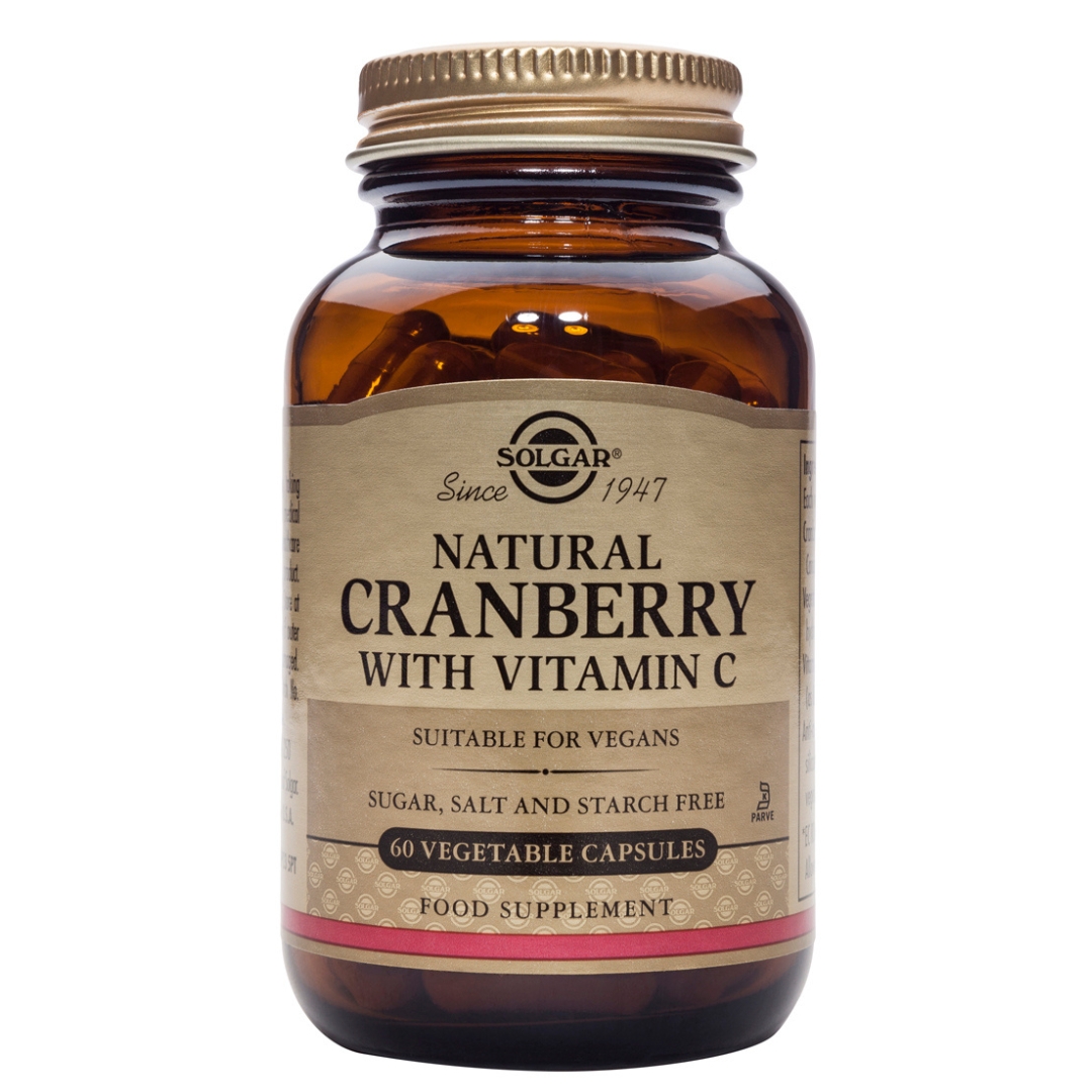 Cranberry cu vitamina C, 60 capsule, Solgar