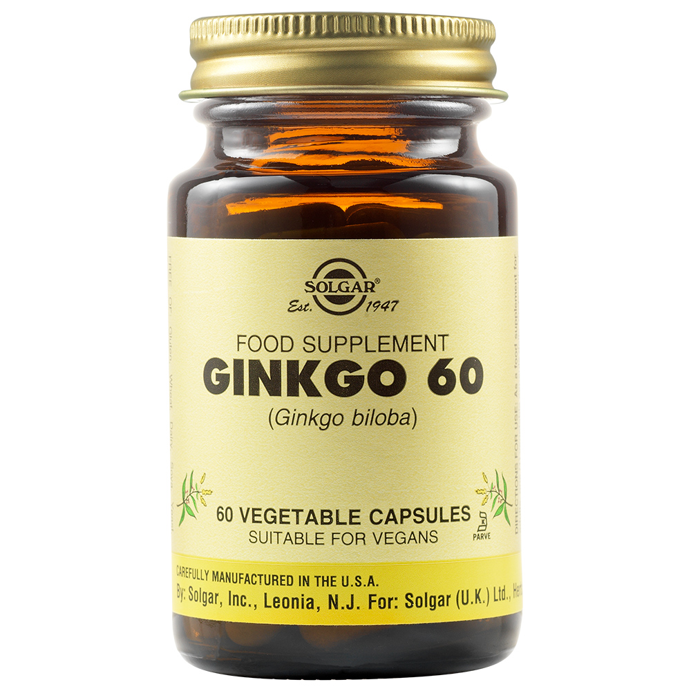 Ginkgo, 60 capsule, Solgar