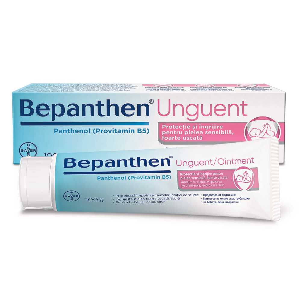 Bepanthen Unguent pentru iritatiile de scutec, 100g, Bayer