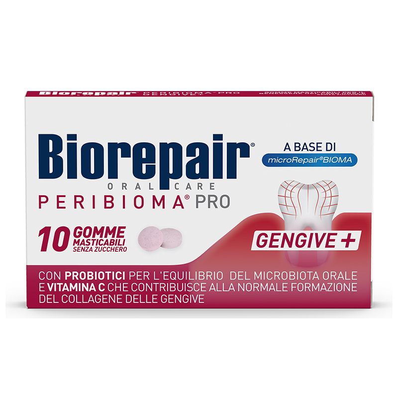 Guma dentara Peribioma Pro, 10 comprimate, Biorepair