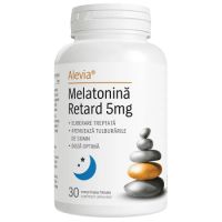 Melatonina Retard 5 mg, 30 capsule, Alevia