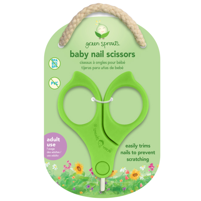 Forfecuta cu varf rotunjit pentru unghiile bebelusului, Green Sprouts