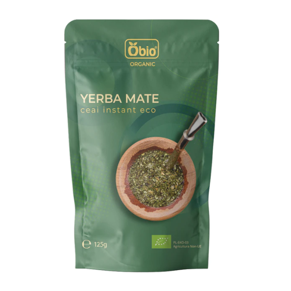 Ceai Bio Yerba Mate Instant, 125 g, Obio