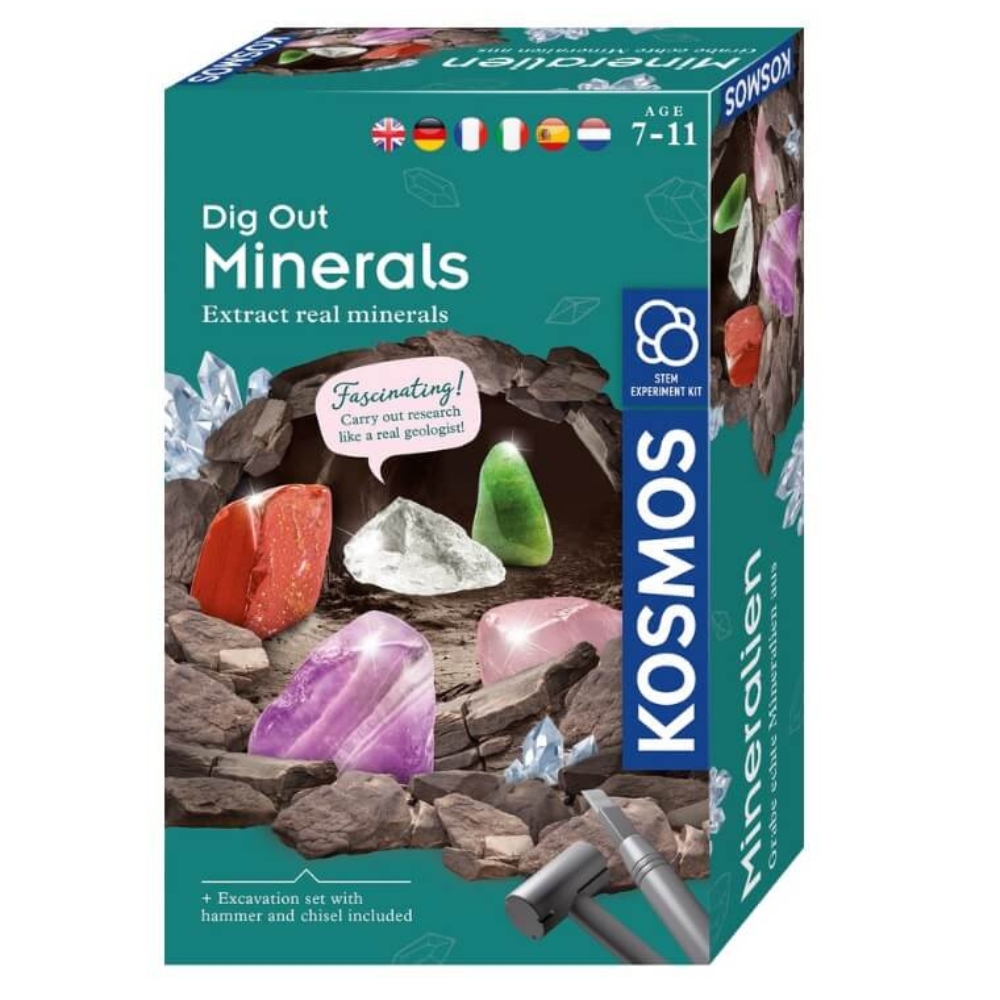 Set educativ Stem Extragerea de minerale, +7 ani, Kosmos