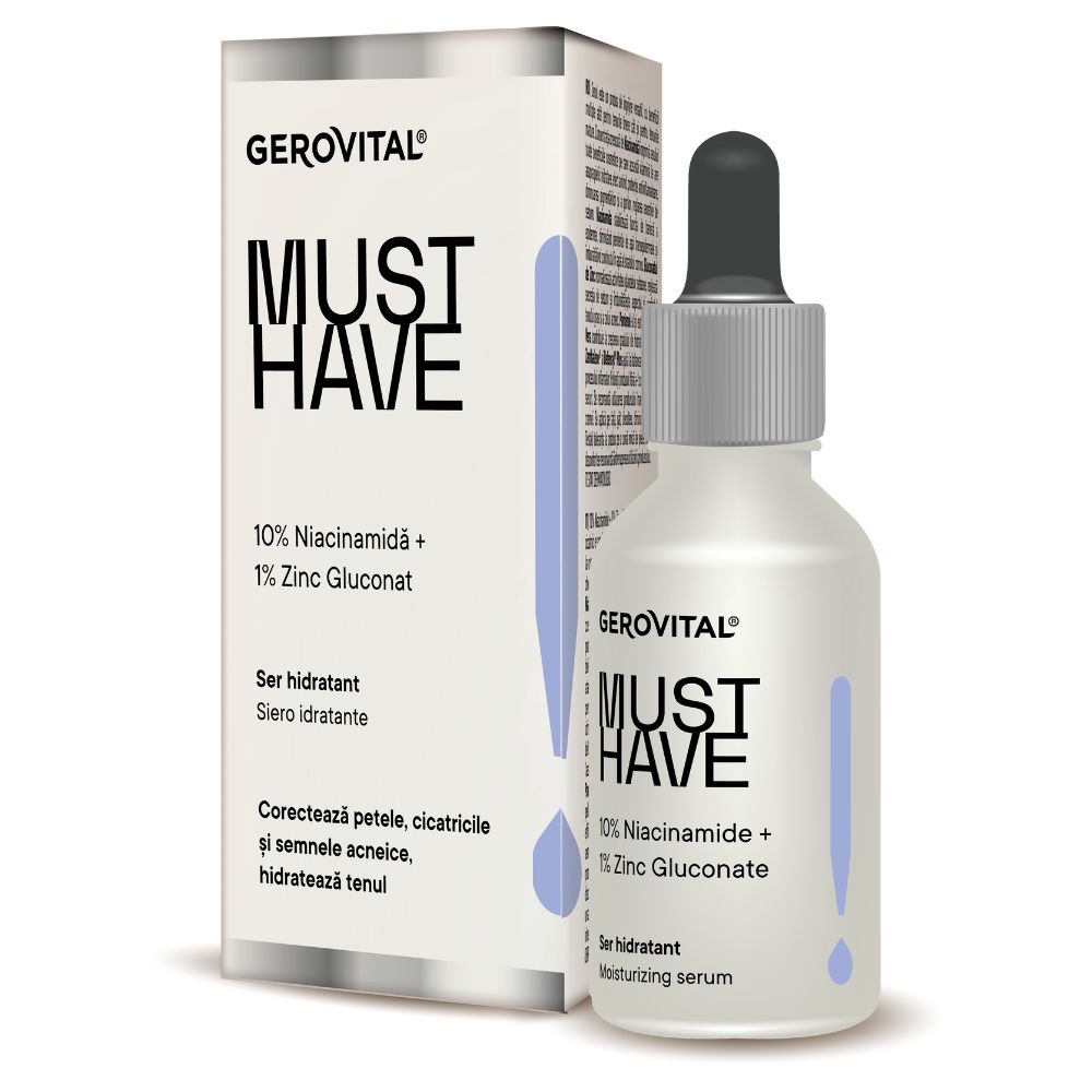 Ser hidratant Must Have, 30 ml, Gerovital