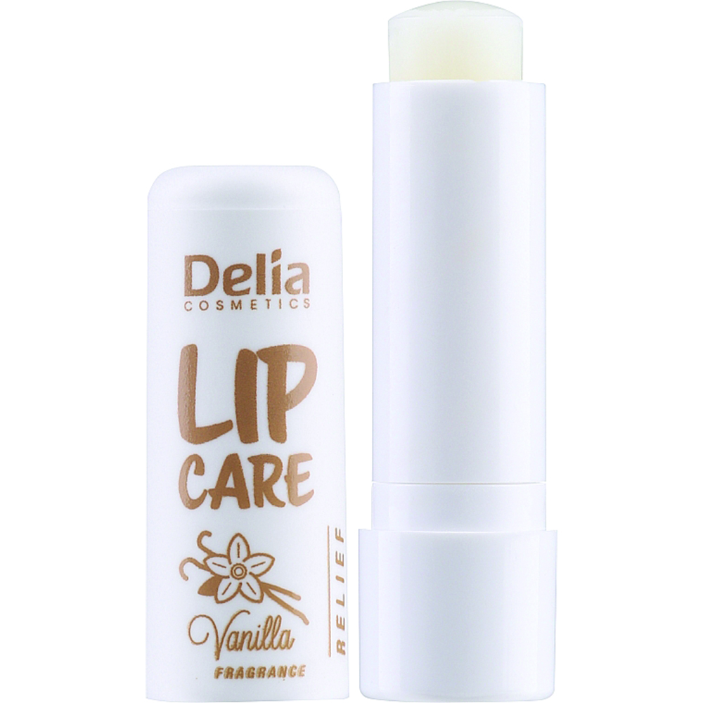 Balsam pentru buze cu aroma de Vanilie, 4.9 g, Delia Cosmetics
