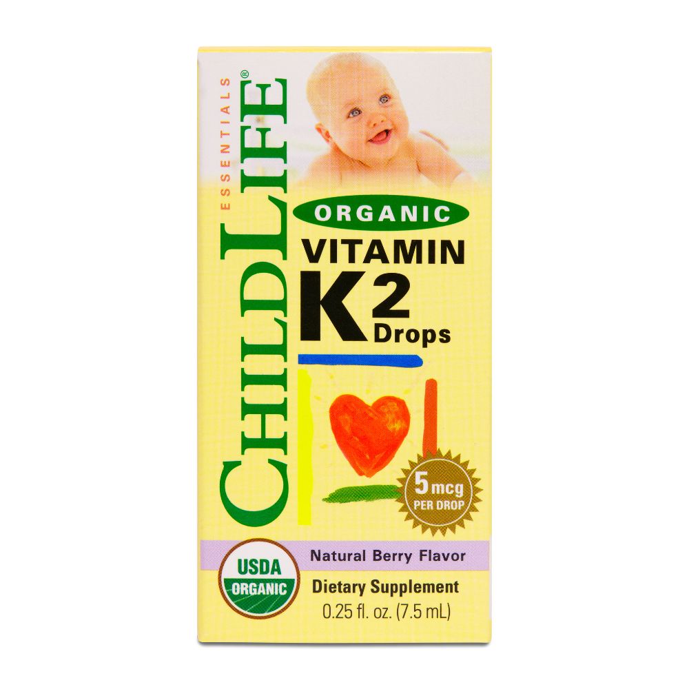 Vitamin K2, 15 mcg, 7.5ml, Childlife Essentials Secom