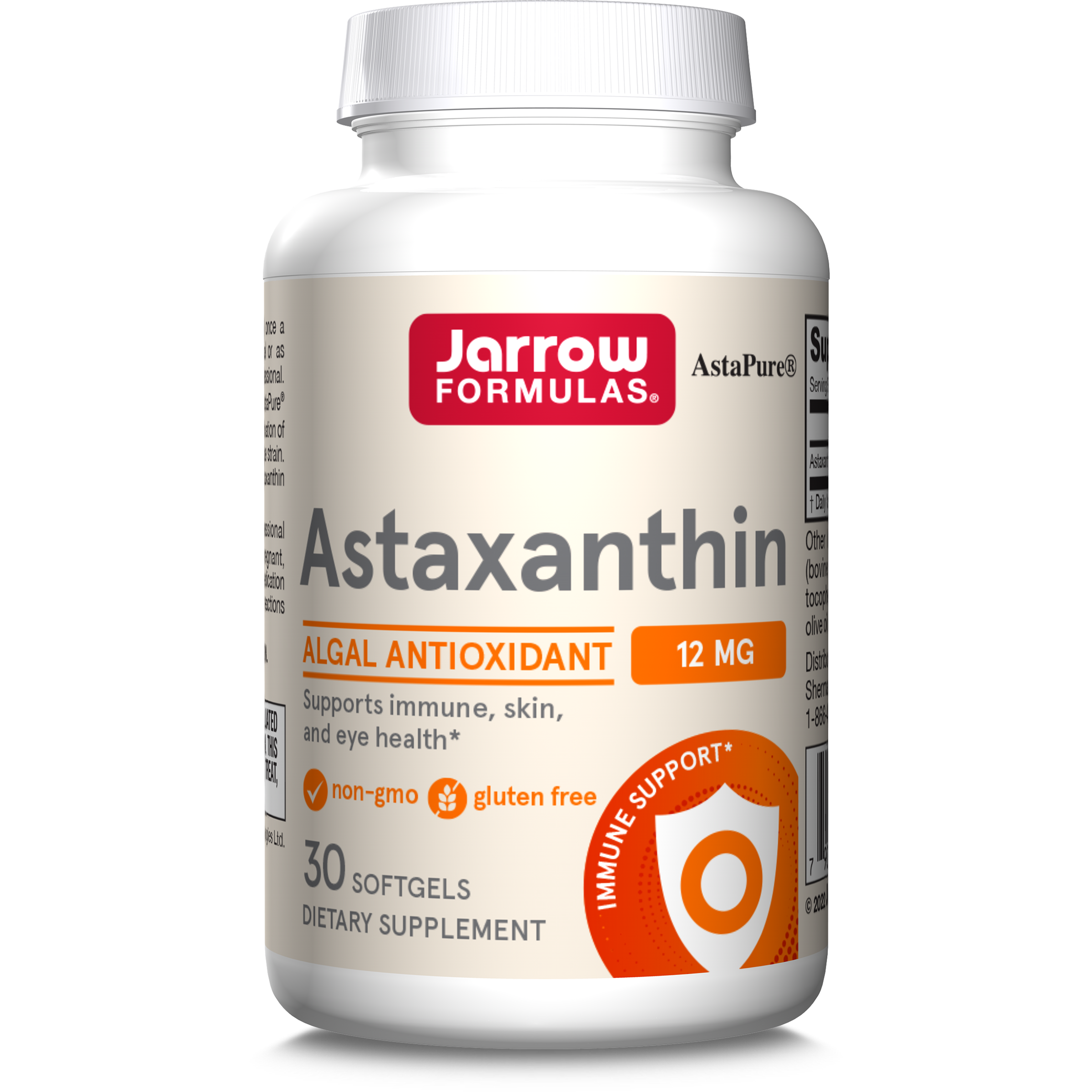 Astaxanthin, 12mg, 30 capsule, Jarrow Formulas Secom