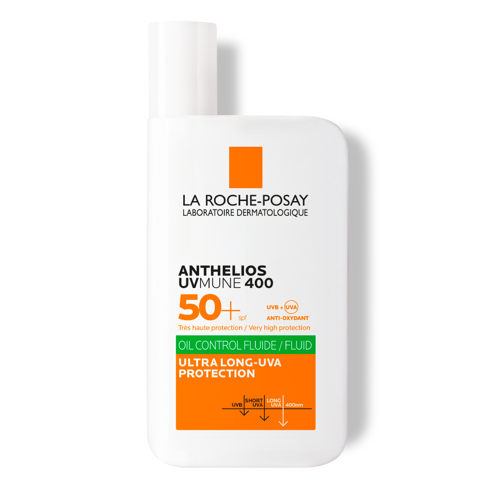 Fluid Oil Control cu SPF 50+ pentru fata Anthelios UVmune 400, 50 ml, La Roche-Posay