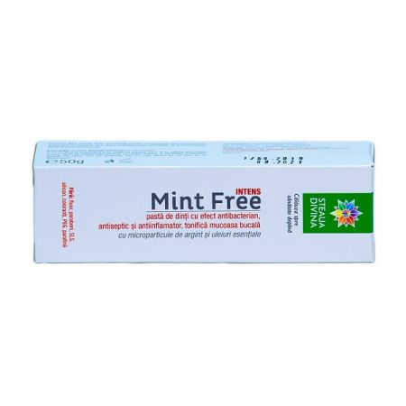 Pasta de dinti Mint Free Santoral, 50 g, Steaua Divina