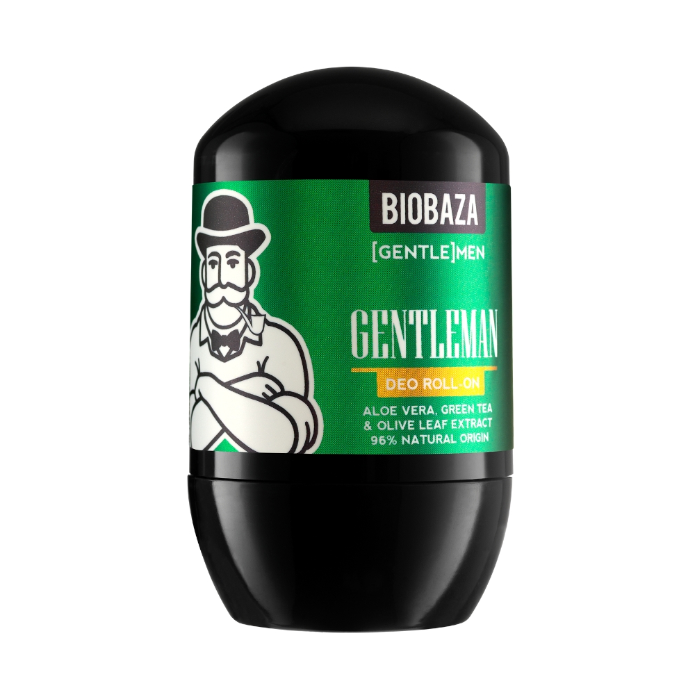 Deodorant natural cu Aleo Vera pentru barbati Gentlemen, 50 ml, Biobaza