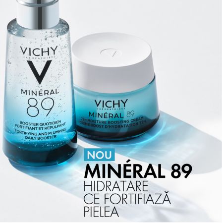 Crema intens hidratanta 72h pentru ten uscat Mineral 89, 50 ml, Vichy 544597