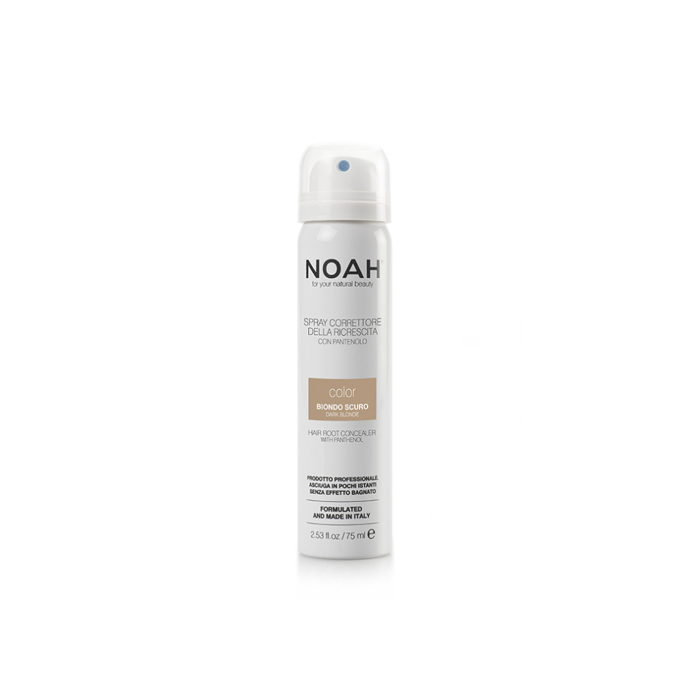 Spray corector pentru acoperirea radacinii parului Blond inchis, 75 ml, Noah