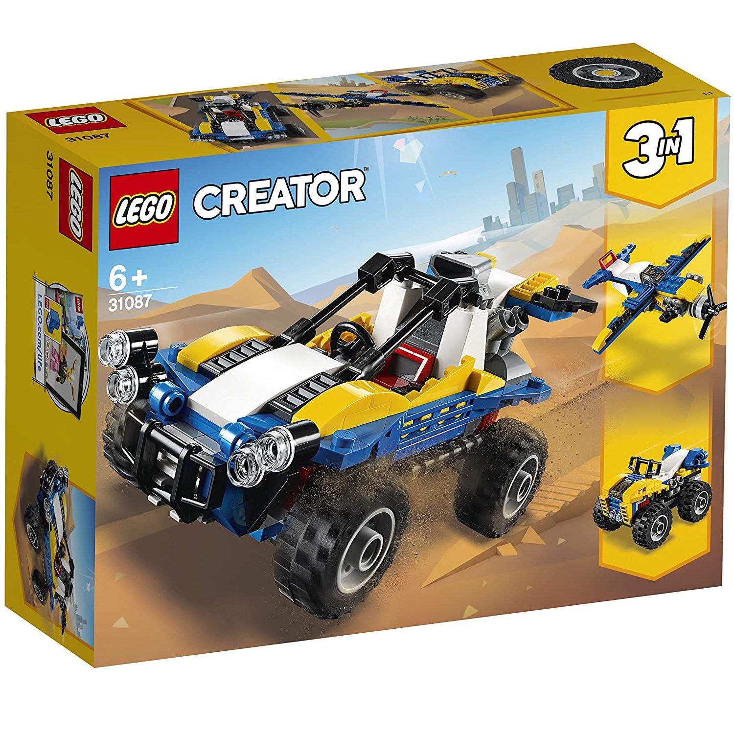 Dune Buggy Lego Creator, +6 ani, 31087, Lego