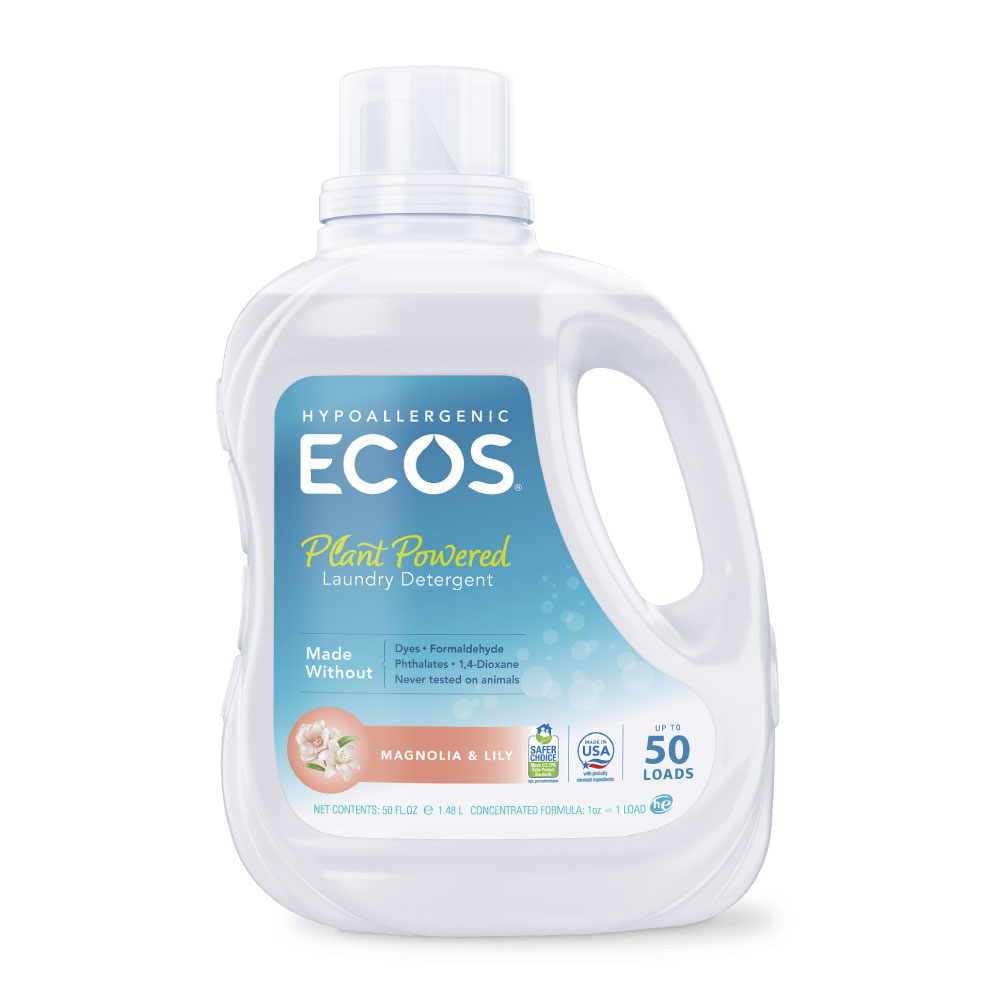 Detergent de rufe cu magnolie Ecos, 1478 ml, Earth Friendly