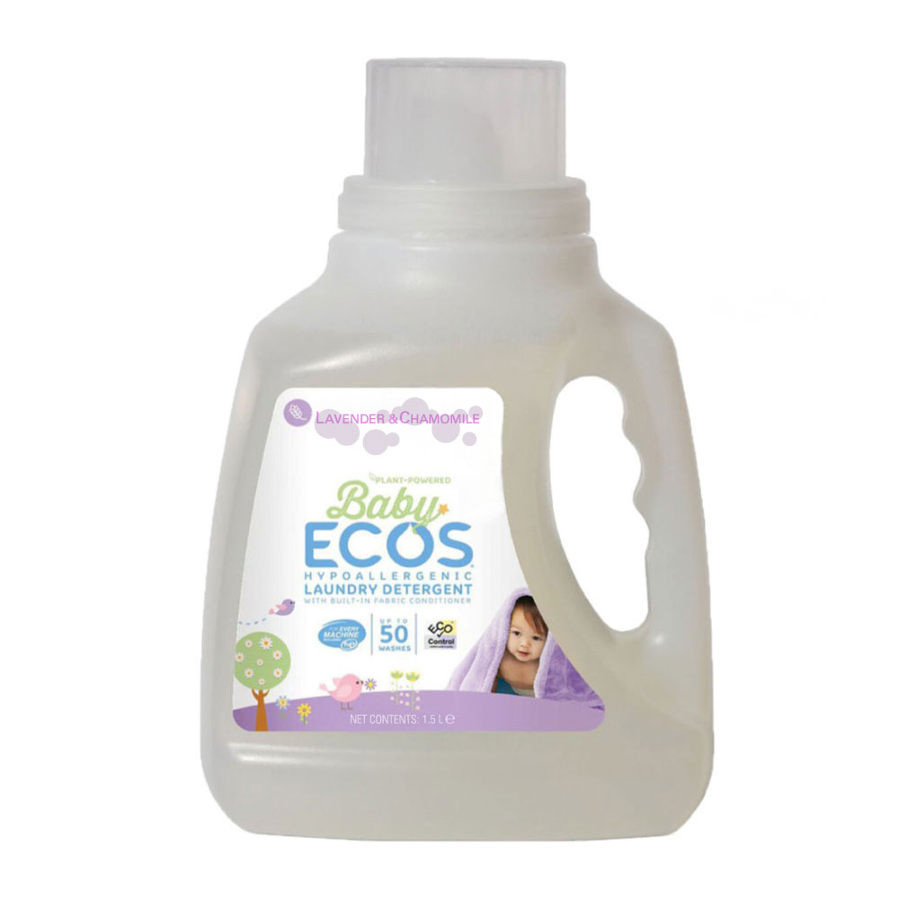 Detergent lichid pentru bebelusi cu musetel si lavanda Organic, 1.5 l, Earth Friendly