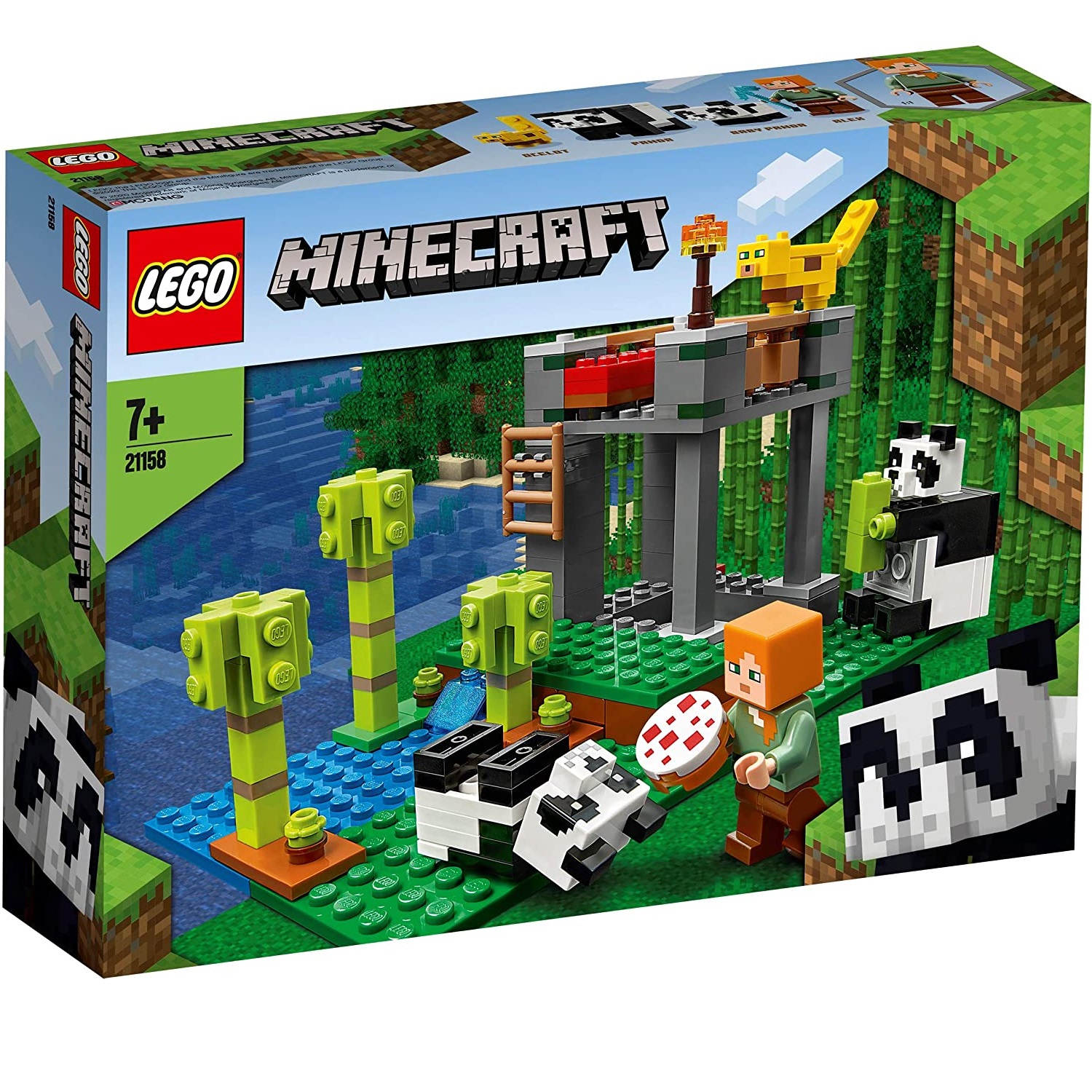 Aventura corabiei de pirati Lego Minecraft, +7 ani, 21158, Lego