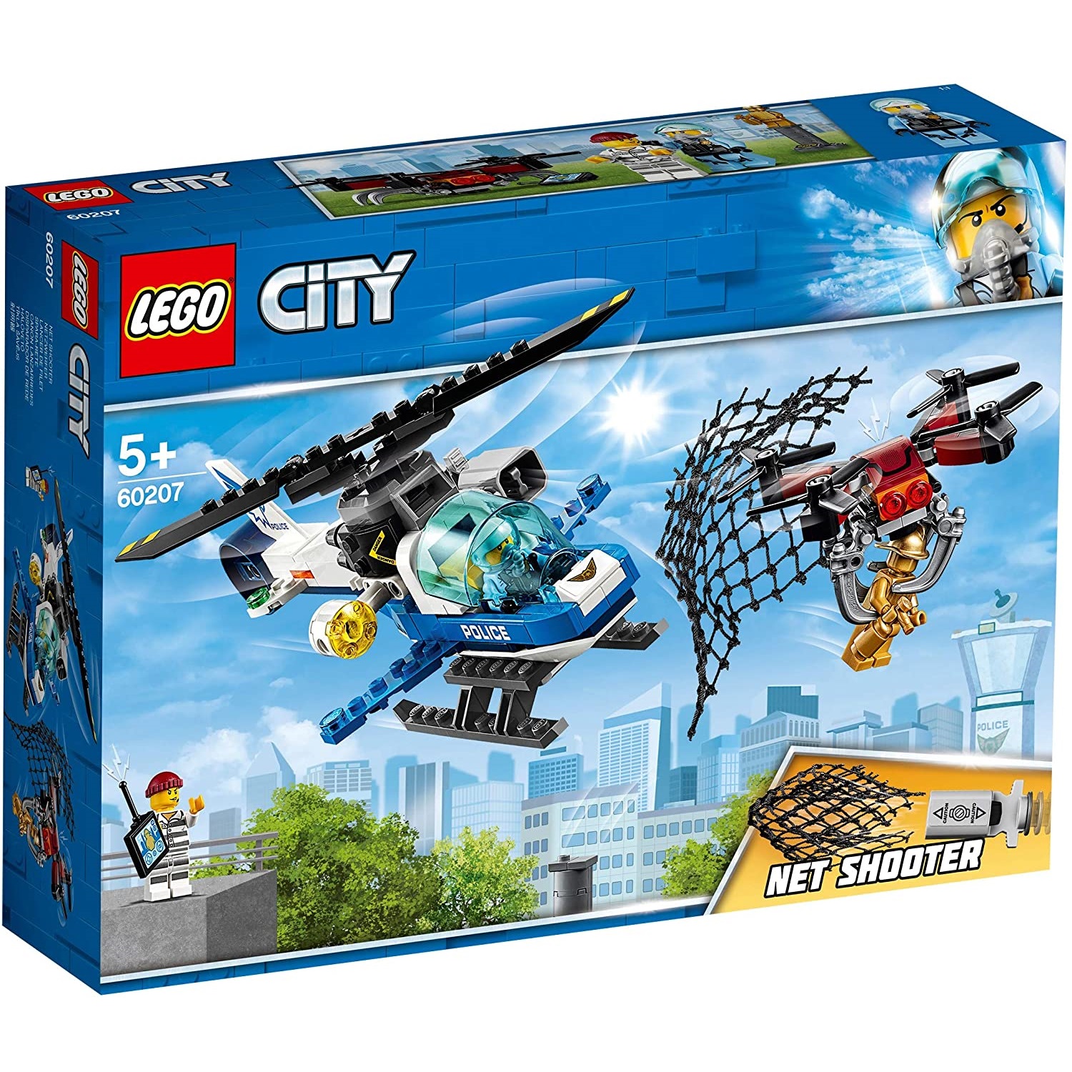 Urmarirea cu Drona Politiei Aeriene, L60207, Lego City