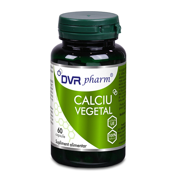 Calciu Vegetal, 60 capsule, Dvr Pharm