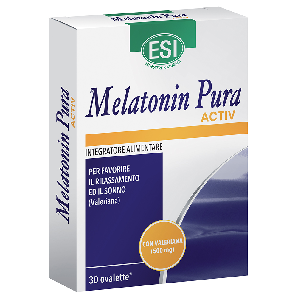 Melatonina pura activa, 30 tablete, Esi
