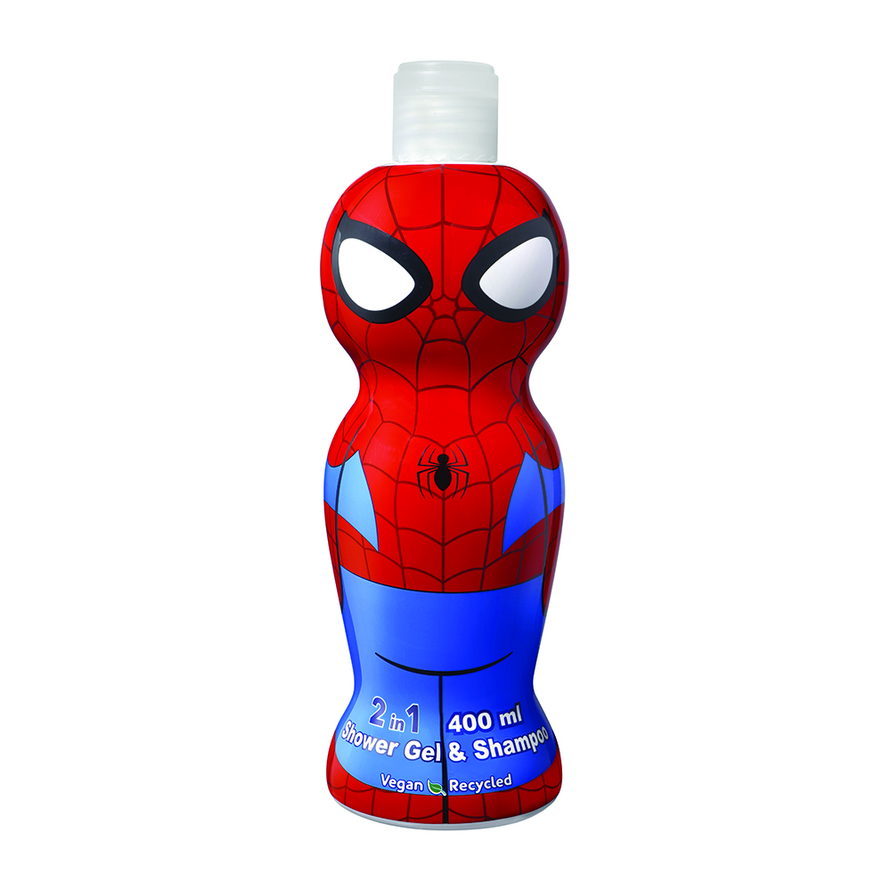 Gel de dus si sampon Spiderman, 400 ml, Air Val