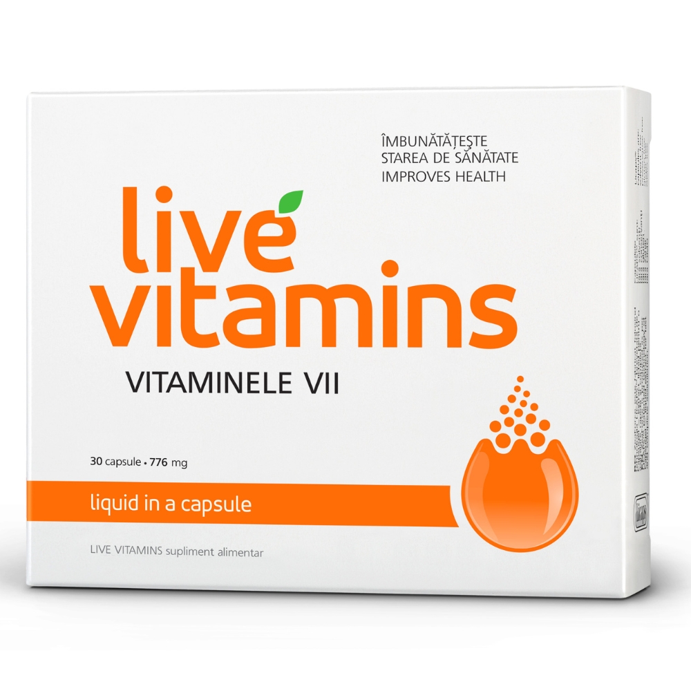 Live Vitamins, 30 capsule, Visislim