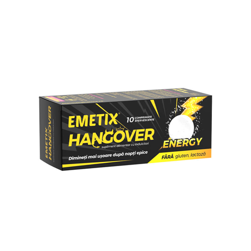 Emetix Hangover, 10 comprimate, Fiterman Pharma
