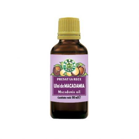 Ulei de macadamia presat la rece, 50 ml, Herbal Sana