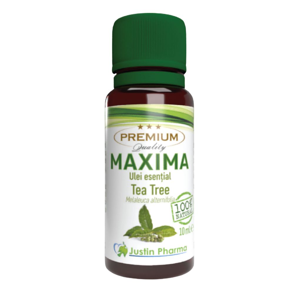 Ulei esential Tea Tree, 10 ml, Justin Pharma