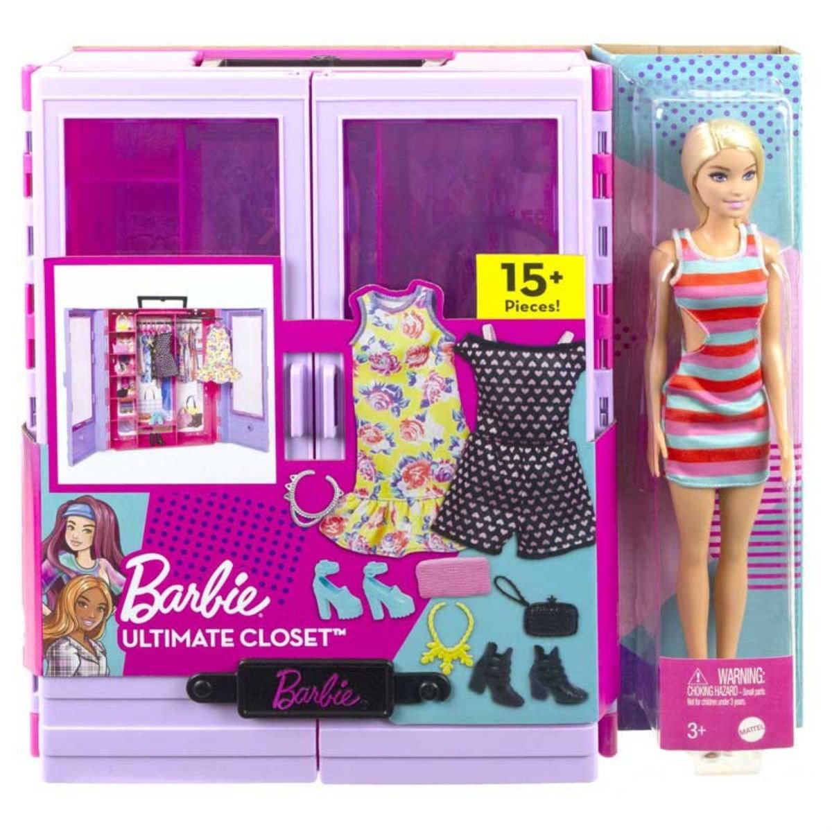 Set dulap si papusa Barbie, Barbie