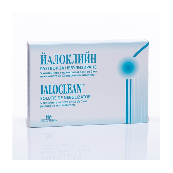 Solutie pentru nebulizare sterila Ialoclean, 5 monodoze, Farma Derma