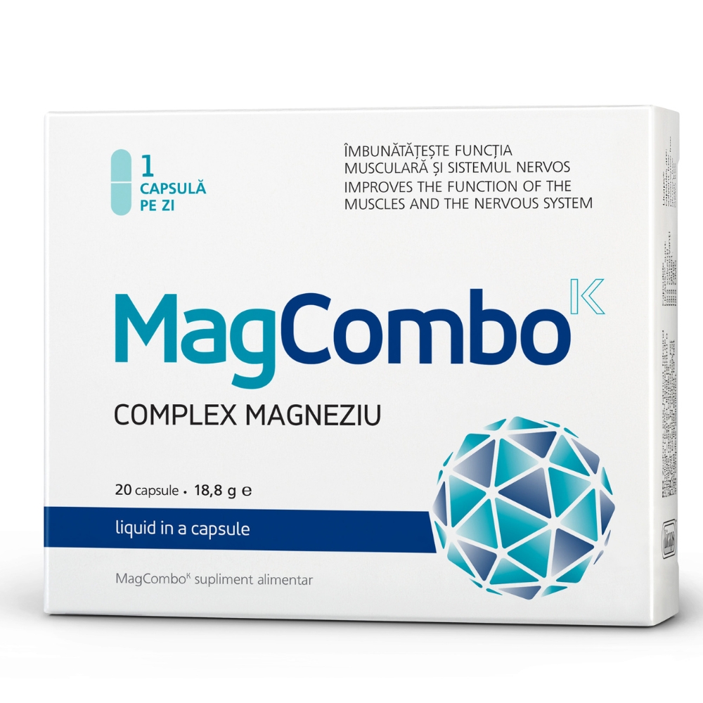 MagCombo Complex Magneziu, 20 capsule, Visislim
