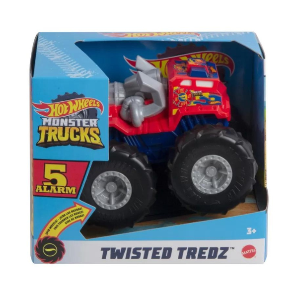 Monster truck masinuta twister tredz 5 alarm, + 3 ani, Hot Wheels