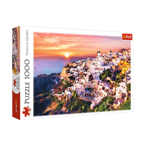 Puzzle Apus in Santorini, 1000 de piese, Trefl