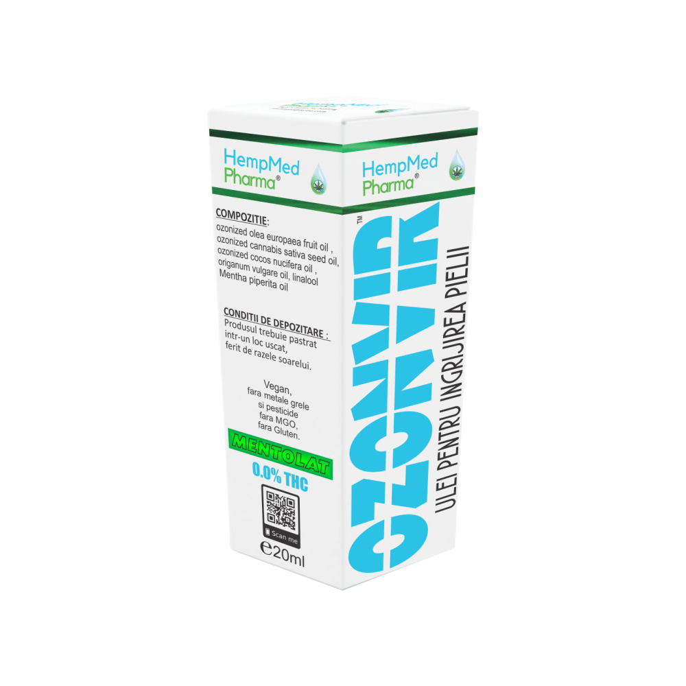 Ulei ozonat Ozonvir, 20 ml, Hempmed Pharma