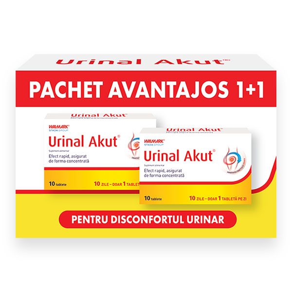 Pachet Urinal Akut, 2x10 tablete, Stada