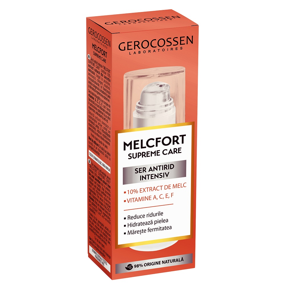 Ser antirid intensiv pentru toate tipurile de ten Melcfort, 30 ml, Gerocossen