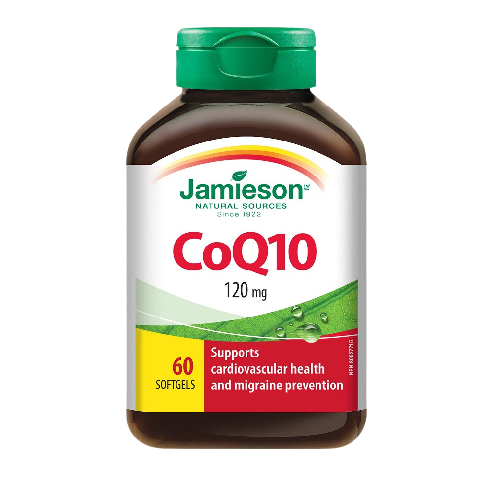 CoQ10 120mg, 60 capsule, Jamieson
