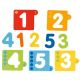 Puzzle stratificat pentru invatarea numerelor, 2 ani+, Goki 613549