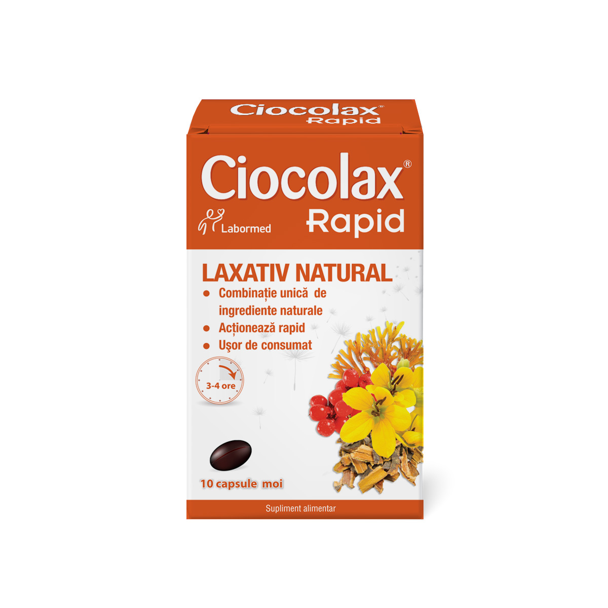Ciocolax Rapid, 10 capsule moi, Labormed