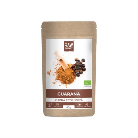 Pudra Bio Guarana Smart Food, 60 g, RawBoost
