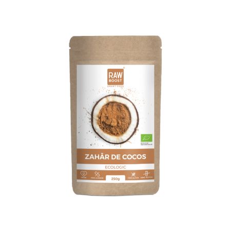 Zahar Bio de cocos Smart Food, 250 g, RawBoost