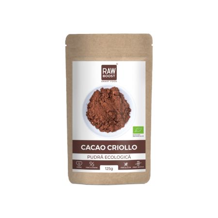 Pudra Bio de cacao Smart Food, 125 g, RawBoost