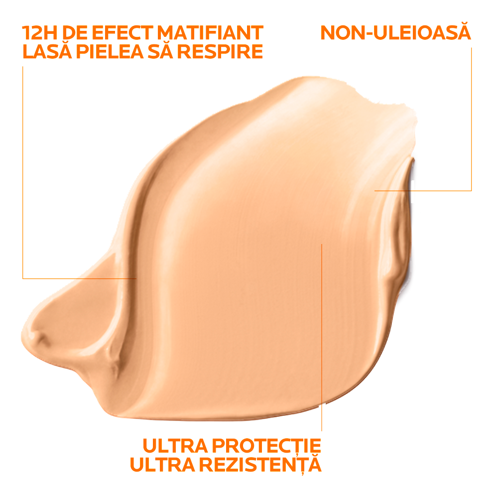 Crema protectie solara SPF 50+ cu pigment de culoare pentru fata Anthelios Pigment Correct, 50 ml, Light, La Roche Posay 549816