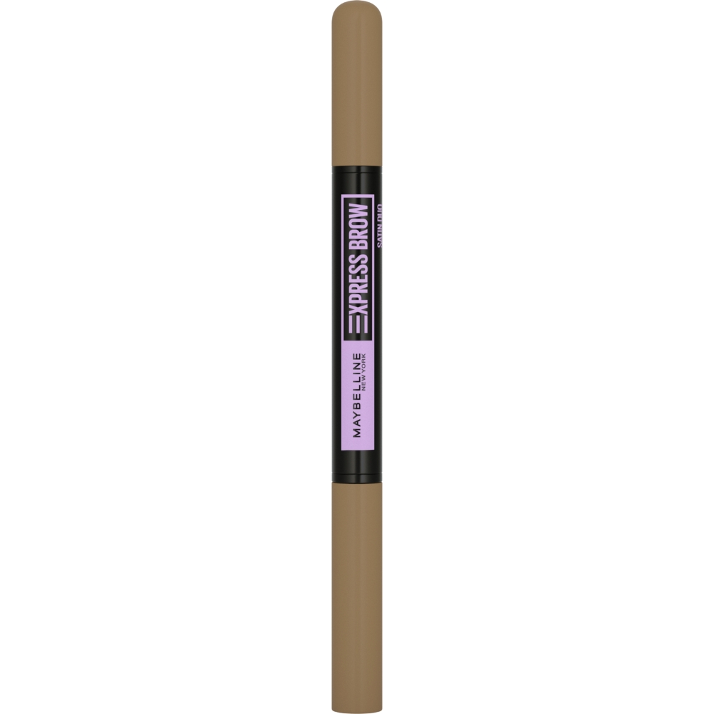 Creion pentru sprancene Express Brow Satin Duo, 01 Dark Blond, 2 g, Maybelline