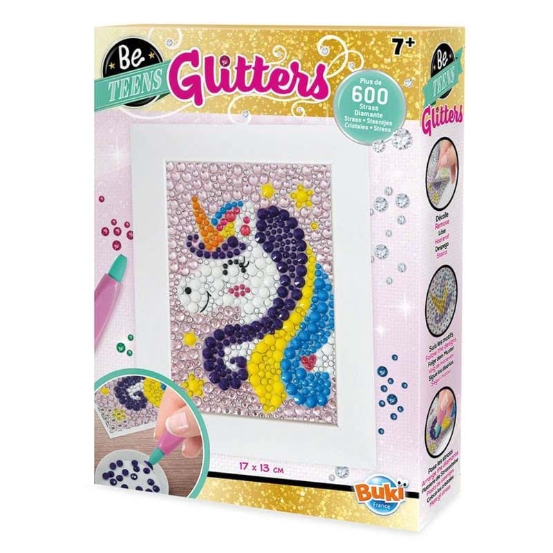 Set de creatie Glitters Unicorn, +7 ani, Buki