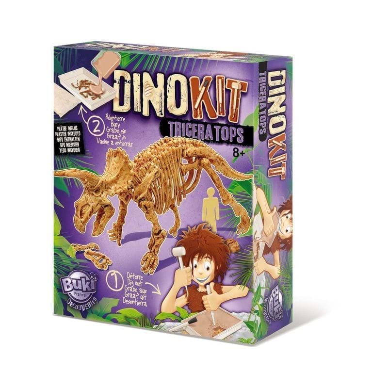 Kit Dino Paleontologie Triceratops, + 8 ani, Buki