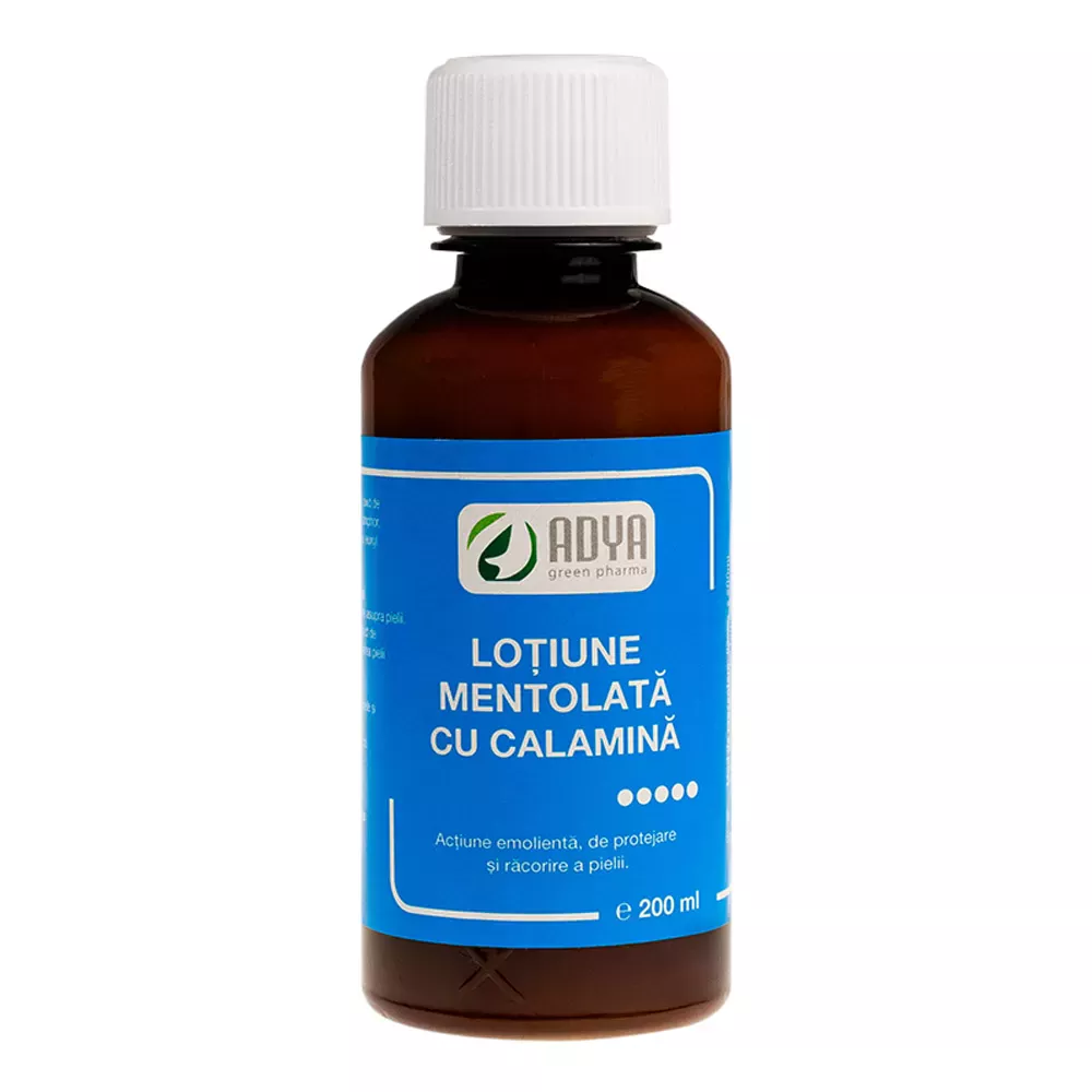 Lotiune mentolata cu calamina, 200 ml, Adya Green Pharma